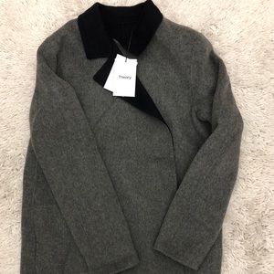 Theory Sileena Wool And Cashmere Coat Jacket